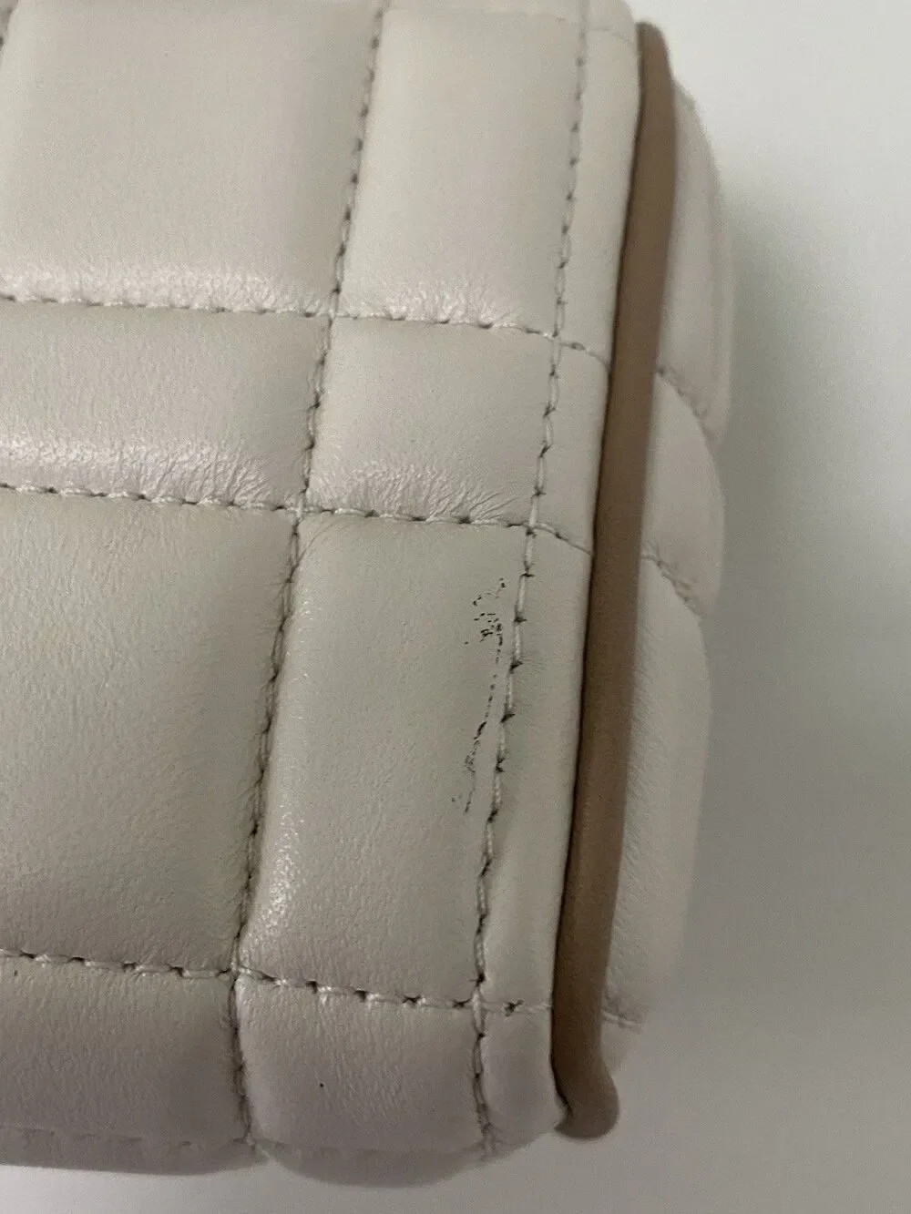 Kate Spade New York Evelyn Quilted Leather Small Shoulder Crossbody In Ivory